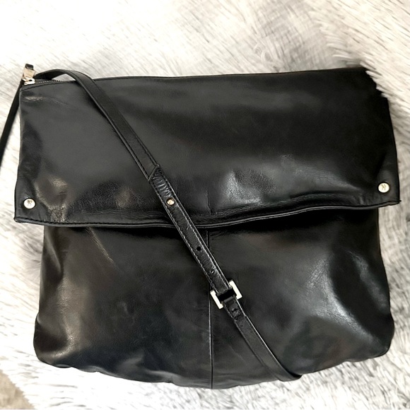 HOBO Black Leather Crossbody Bag - Picture 2 of 14